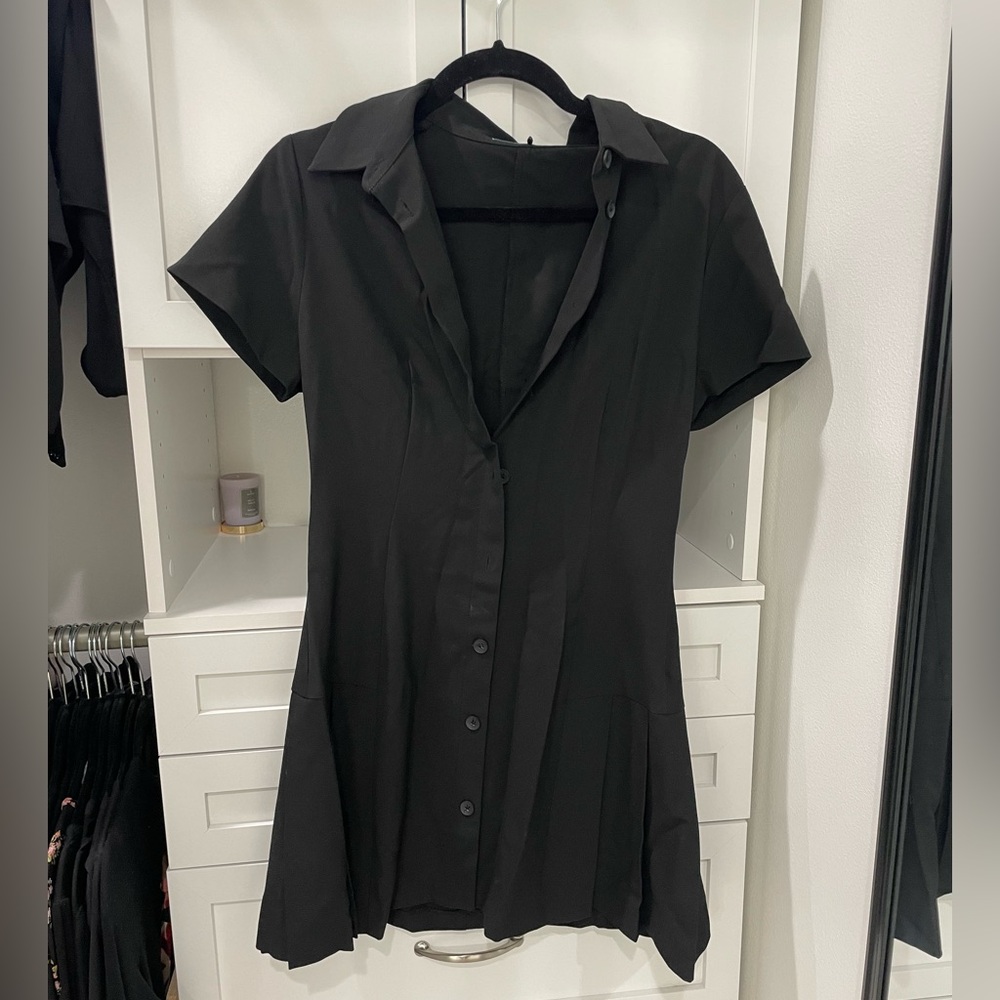 Zara black mini dress